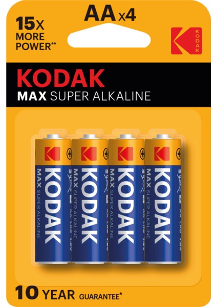 Max Alkalin Kalem Pil Aa 4'lü