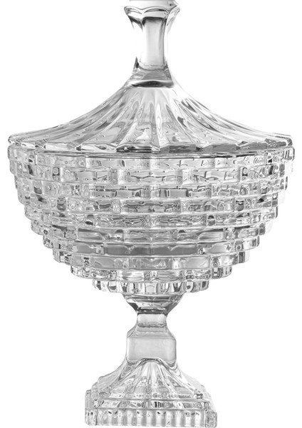 Ayaklı Cam Şekerlik 955 ml 17.8X26 cm