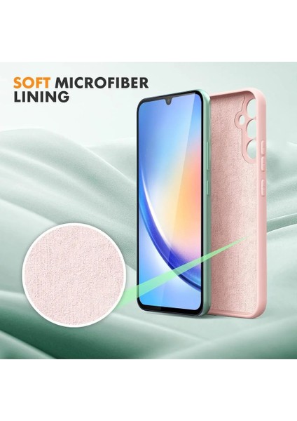 Galaxy A56 Uyumlu Içi Kadife 3D Kamera Korumalı Darbe Emici Elden Kaymaz Silikon Kılıf