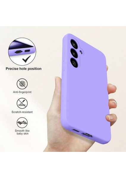 Galaxy A56 Uyumlu Içi Kadife 3D Kamera Korumalı Darbe Emici Elden Kaymaz Silikon Kılıf