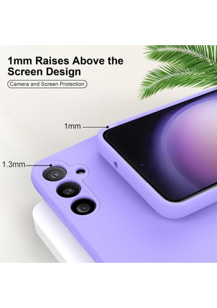 Galaxy A56 Uyumlu Içi Kadife 3D Kamera Korumalı Darbe Emici Elden Kaymaz Silikon Kılıf