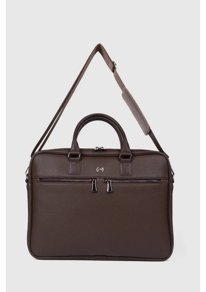 Unisex Laptop & Evrak Çantası 13"-14.6" Inç Kahverengi