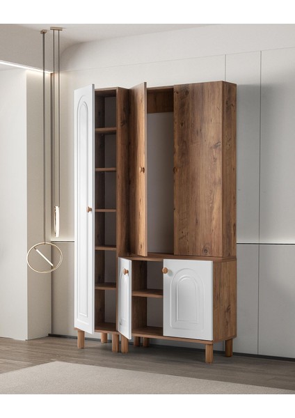 Bohem Zambak 3 Lü Portmanto Ayakkabılık 120 x 38 x 200 fiyatları