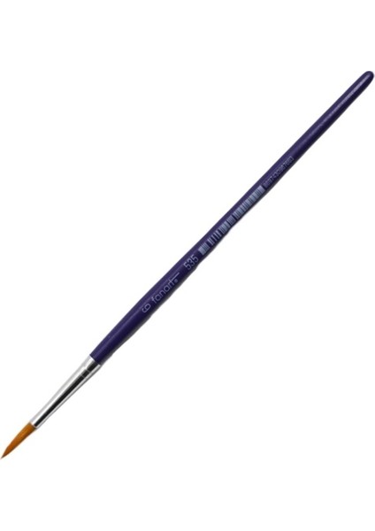 Sentetik Fırça Yuvarlak Uç Seri 535C No:6 - 2 Adet
