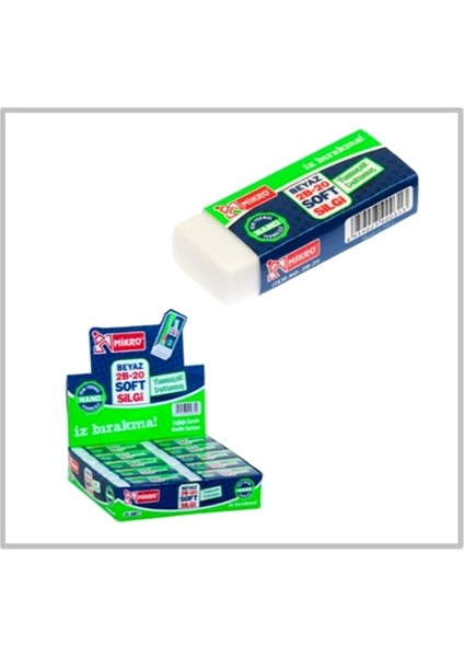 Silgi Nano Beyaz 20-24 2b - 10 Adet