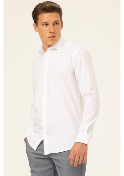 Slim Fit Erkek Klasik Gömlek fiyatları