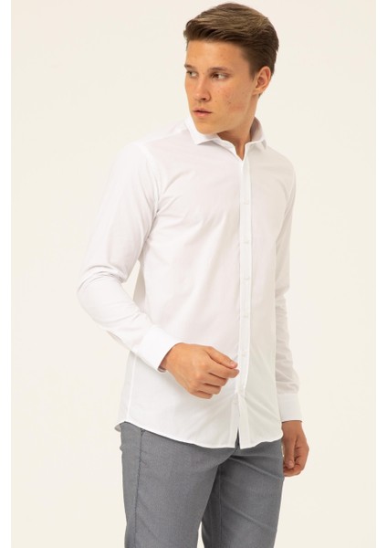 Slim Fit Erkek Klasik Gömlek modelleri