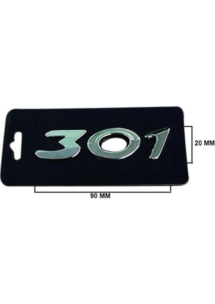 Bagaj Yazı Peugeot 301 ''301''