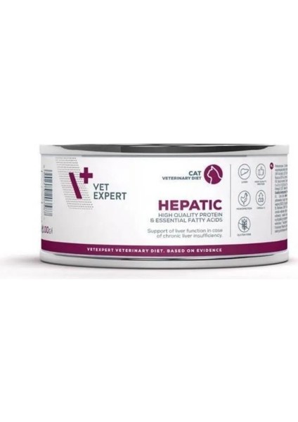 Vet + Kedi Hepatic Konserve 100 gr