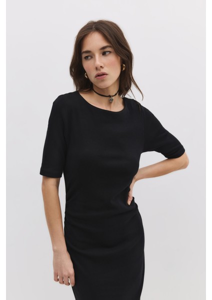 Basic Midi Elbise