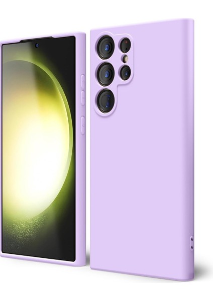 Samsung Galaxy S25 Ultra Uyumlu Kılıf Içi Kadife 3D Kamera Korumalı Darbe Emici Elden Kaymaz Soft Silikon Kılıf