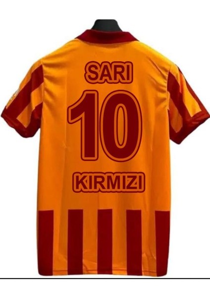Sarı Kırmızı Futbol Forma Seti