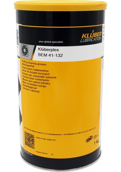 Plex BEM 41-132 (Yüksek Sıcaklık ve Uzun Ömür Rulman Gresi) 1kg