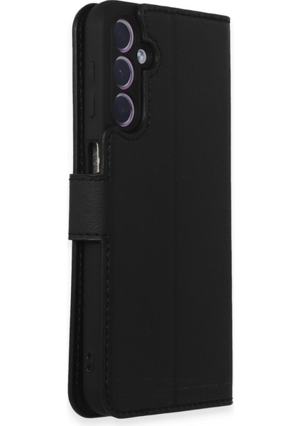 Samsung Galaxy A24 4g Kılıf Deri Kartlıklı Kılıf Kapaklı Kılıf Cüzdanlı - Siyah fiyatları