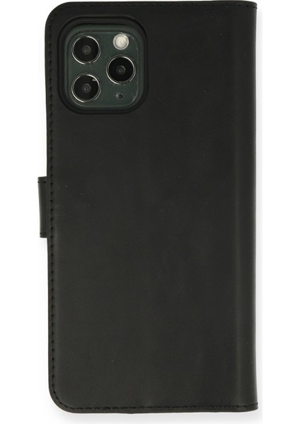 Apple iPhone 11 Pro Kılıf Deri Kartlıklı Kılıf Kapaklı Kılıf Cüzdanlı - Siyah fiyatları