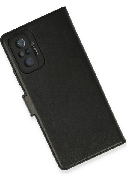 Xiaomi Redmi Note 10 Pro Kılıf Deri Kartlıklı Kılıf Kapaklı Kılıf Cüzdanlı - Siyah modelleri