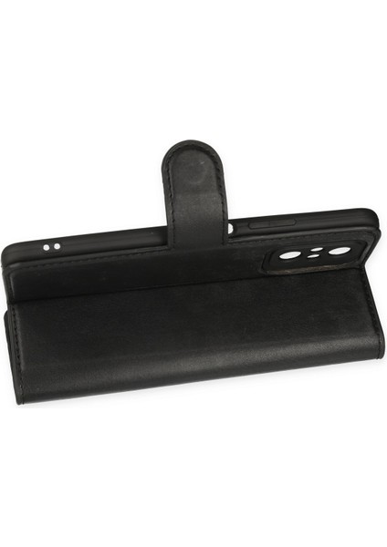 Xiaomi Redmi Note 10 Pro Kılıf Deri Kartlıklı Kılıf Kapaklı Kılıf Cüzdanlı - Siyah indirimleri