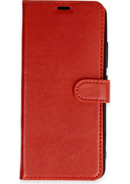 Apple iPhone 16 Plus Kılıf Deri Kartlıklı Kılıf Kapaklı Kılıf Cüzdanlı - Kırmızı fiyatları