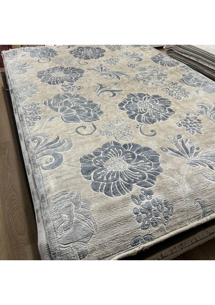 Eko Halı Fantacy 1525 Cream Blue El Dokuma Salon Halısı fırsatları