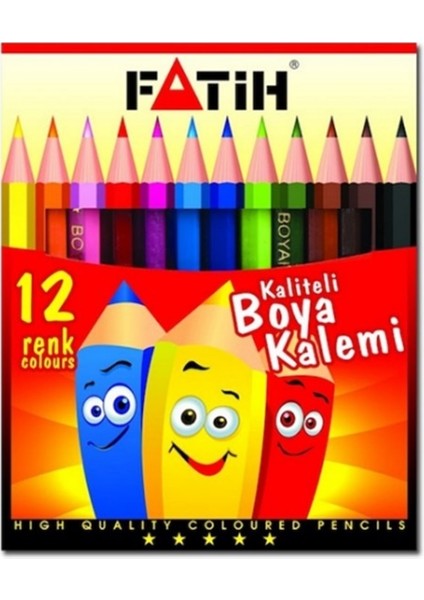 Kuru Boya 12LI Kısa - 5 Adet