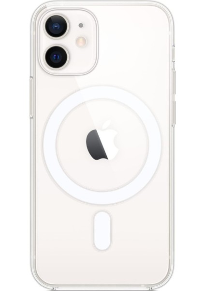 iPHONE 13 Mini Şeffaf Magsafe Kılıf Kamera Çıkıntılı Korumalı Silikon