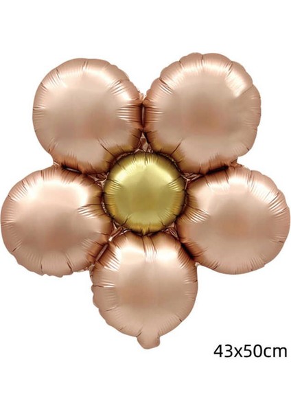 Rose Gold Papatya Folyo Balon 43 x 50 cm
