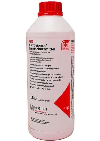 Febı Bılsteın | Bılsteın / Kırmızı Antifiriz 1.5 Litre