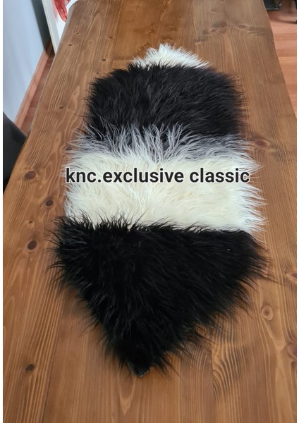 Siyah Tibet Peluş Masa Örtüsü Şık Dekoratif Lüks Elegant Modern Dekoratif Runner. modelleri