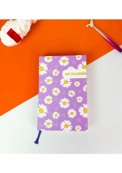 Mor Papatya My Planner Tasarımlı Konuşan Ajanda