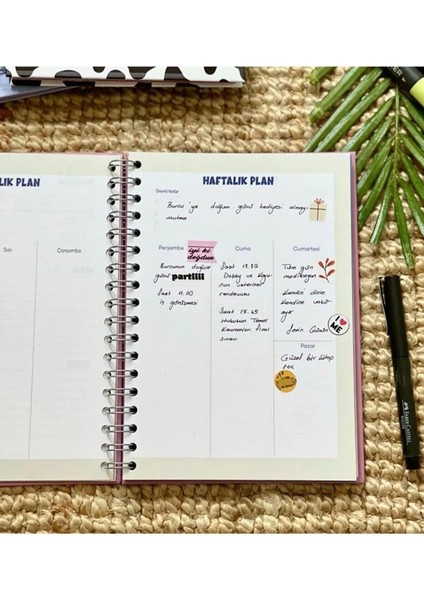 Mor Papatya My Planner Tasarımlı Konuşan Ajanda modelleri