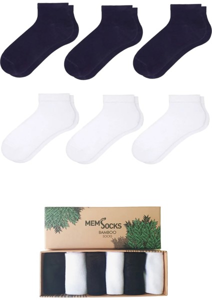 6'lı Bambu Çocuk Patik Çorap Özel Kutulu