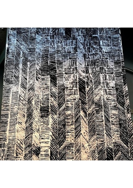 Eko Heritage 662 Black Modern Özel Tezgah Halısı