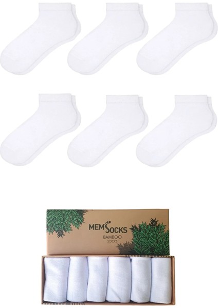 6'lı Bambu Çocuk Patik Çorap Özel Kutulu