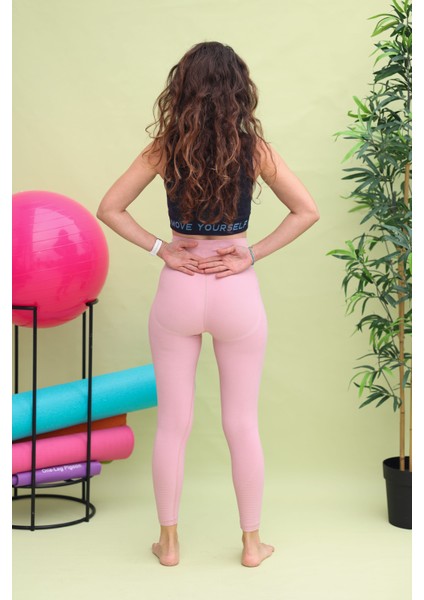 Push Up Özellikli Yüksek Bel Toparlayıcı Kadın Spor Tayt modelleri