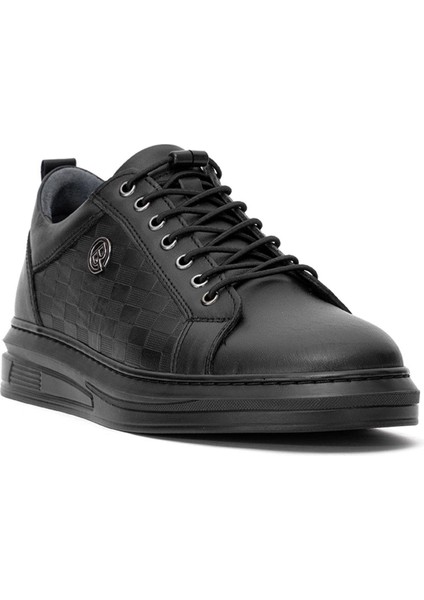 Elit SLGLD631-3C Erkek Deri Casual Ayakkabı Siyah