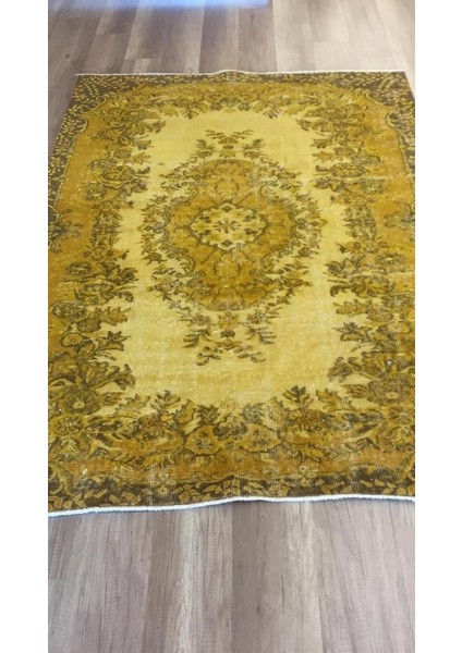 Vintage Hardal 166X264 4,38 M2 El Dokuma Halı