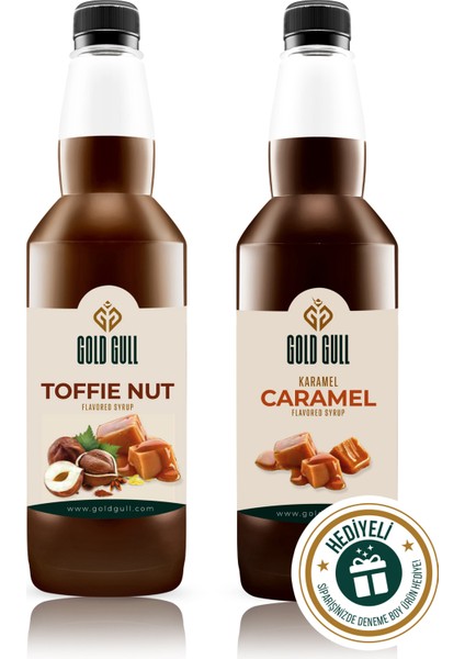 Toffee-Nut & Karamel Aromalı Kahve & Meyve Şurubu 2 x 700 ml