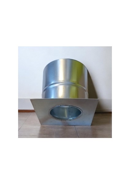 Isı Yalıtımlı Yanmaz Plakalı Boru Baca Çıkışı (Ağaç Ev, Konteyner ) 110 mm Çap 13 Lük Boruya Uymaz modelleri