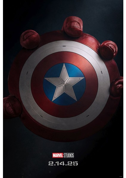 Captain America Brave New World (2025) 0003 (Folyo / Afiş / Poster) 1962 ( 35 cm x 50 cm )