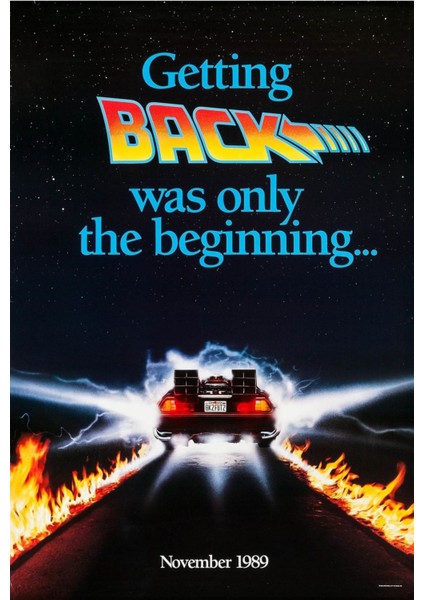 Back To The Future Part Iı (1989) 7 (Folyo / Afiş / Poster) 1564 ( 35 cm x 50 cm )
