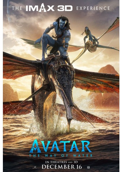 Avatar The Way Of Water (2022) 0001 (Folyo / Afiş / Poster) 1450 ( 35 cm x 50 cm )