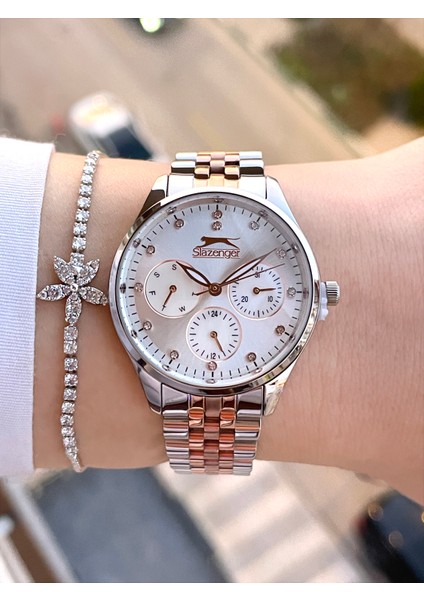 Rose Gümüş Renk 5 Atm Su Geçirmez Kadın Kol Saati fiyatları