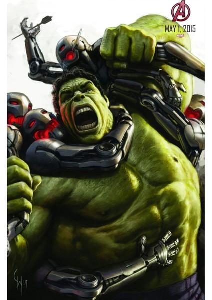 Avengers Age Of Ultron (2015) 0027 (Folyo / Afiş / Poster) 1468 ( 35 cm x 50 cm )