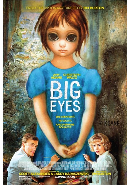 Big Eyes (2014) (Folyo / Afiş / Poster) 1755 ( 35 cm x 50 cm )