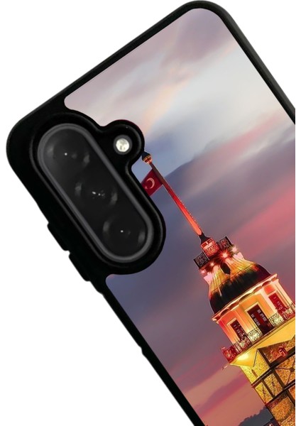 Samsung Galaxy A56 Siyah Baskılı Silikon Kılıf A++ Kalite Koruma fırsatları