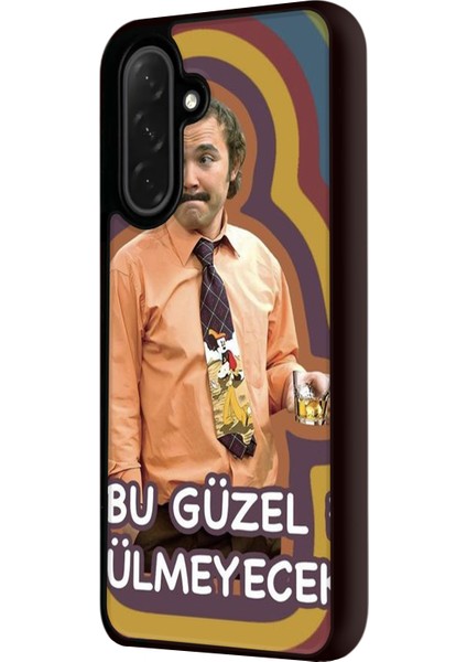 Samsung Galaxy A56 Siyah Baskılı Silikon Kılıf A++ Kalite Koruma fiyatları