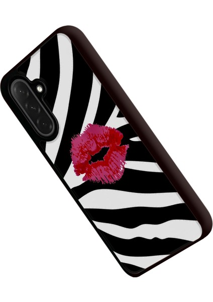 Samsung Galaxy A56 Siyah Baskılı Silikon Kılıf A++ Kalite Koruma modelleri