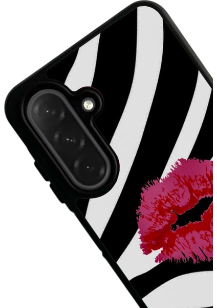 Samsung Galaxy A56 Siyah Baskılı Silikon Kılıf A++ Kalite Koruma fırsatları