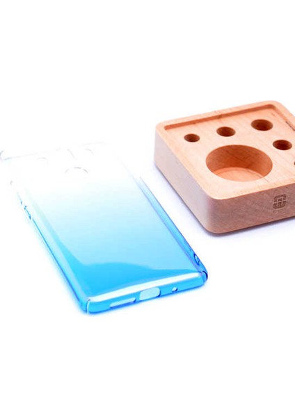 Huawei Mate 10 Pro Kılıf Parlak Sert Renkli Transparan Kapak