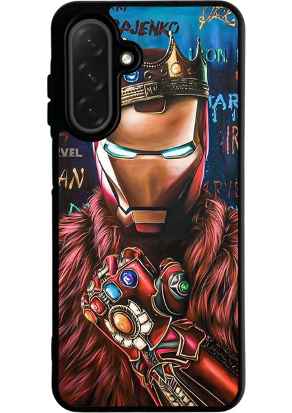 Samsung Galaxy A56 Siyah Baskılı Silikon Kılıf A++ Kalite Koruma